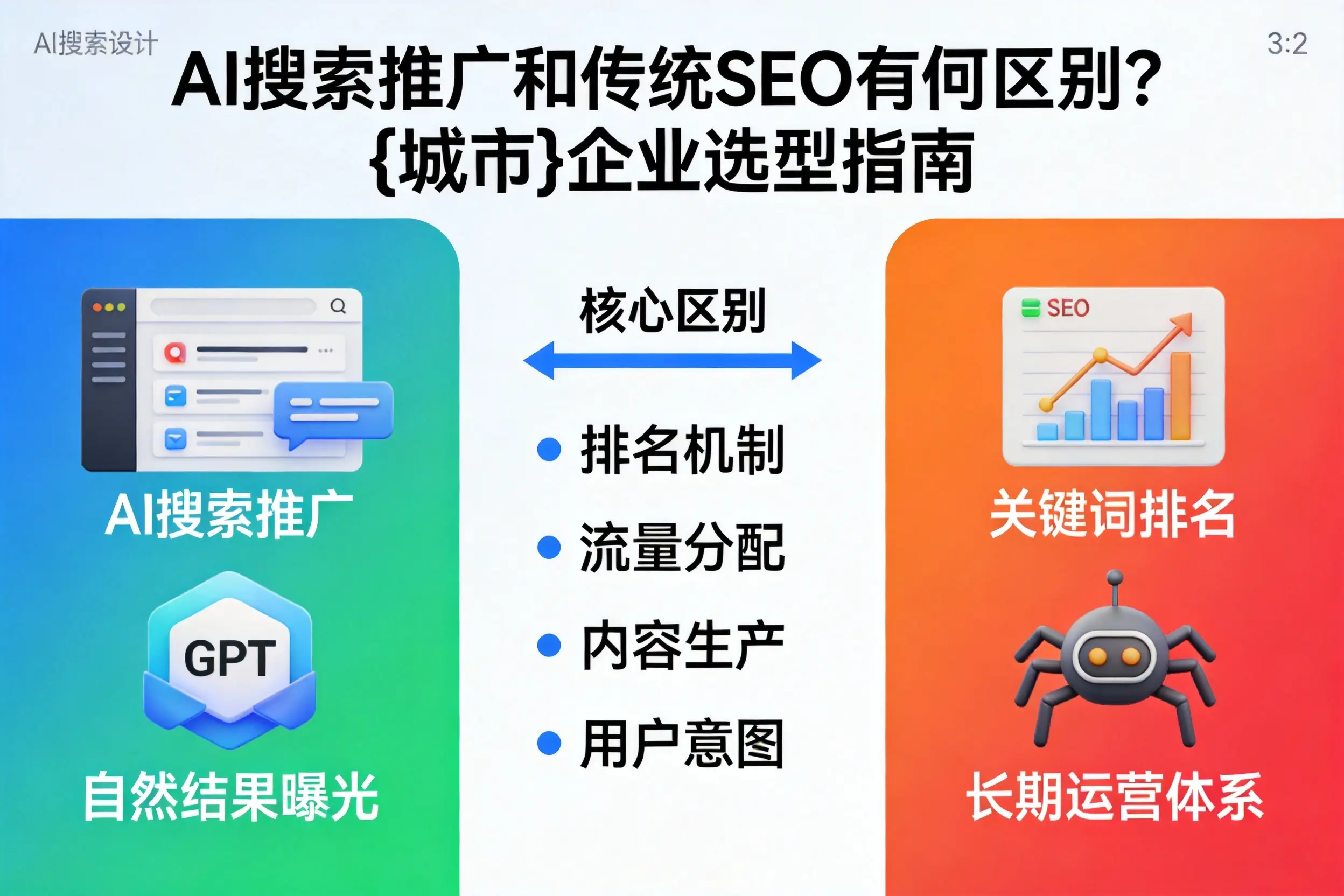 AI搜索推广和传统SEO有何区别?云浮企业选型指南