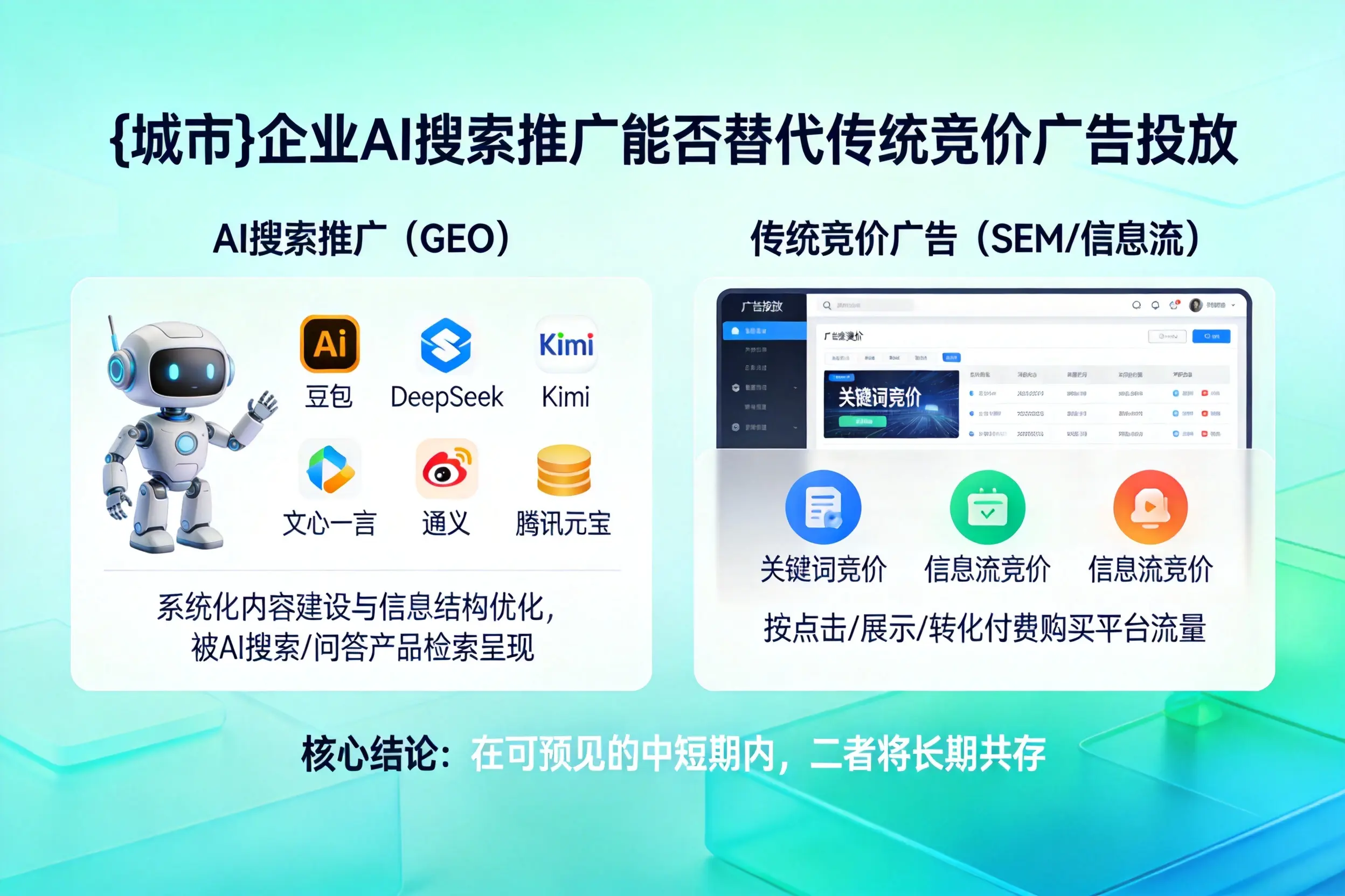 云浮企业AI搜索推广能否替代传统竞价广告投放