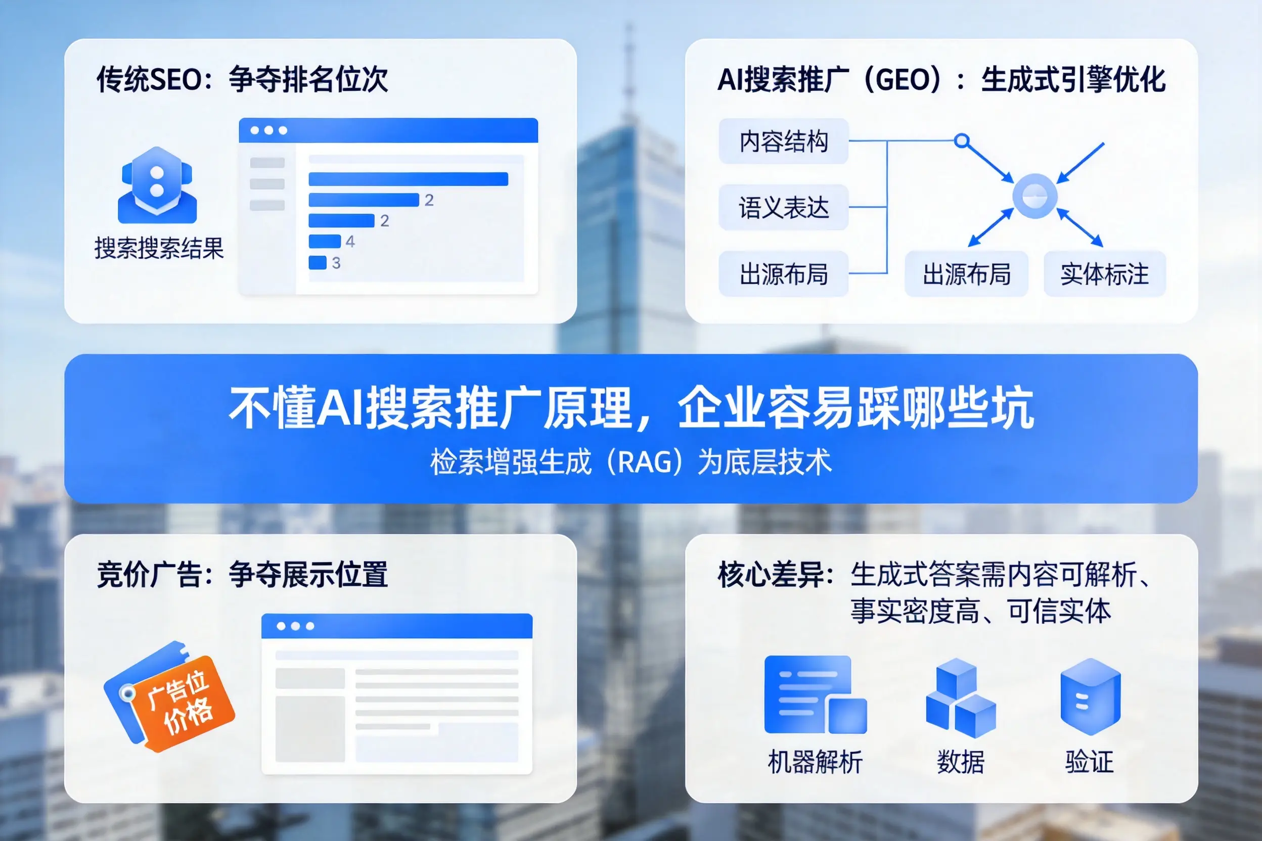 不懂AI搜索推广原理,云浮企业容易踩哪些坑