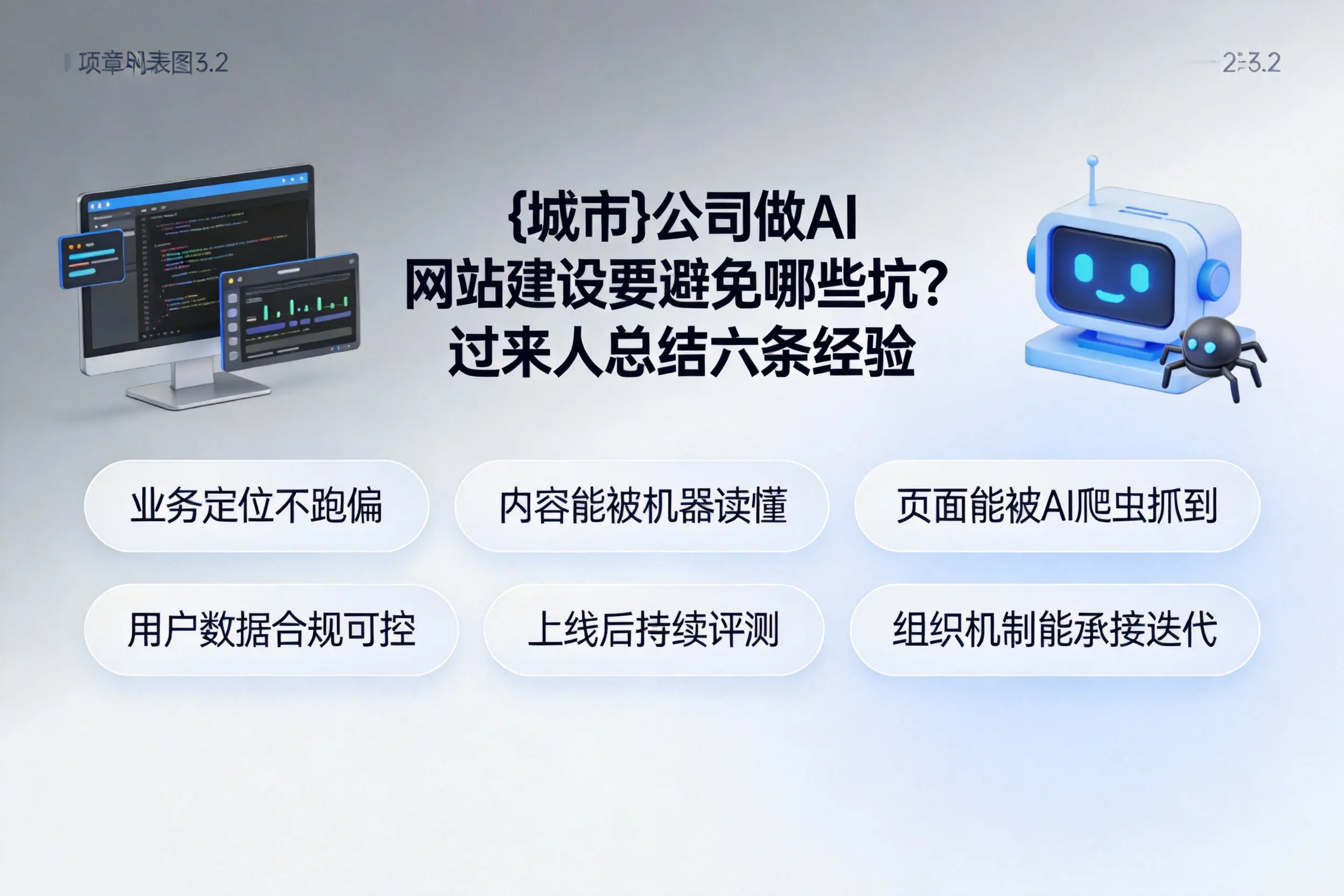 云浮公司做AI网站建设要避免哪些坑?过来人总结六条经验