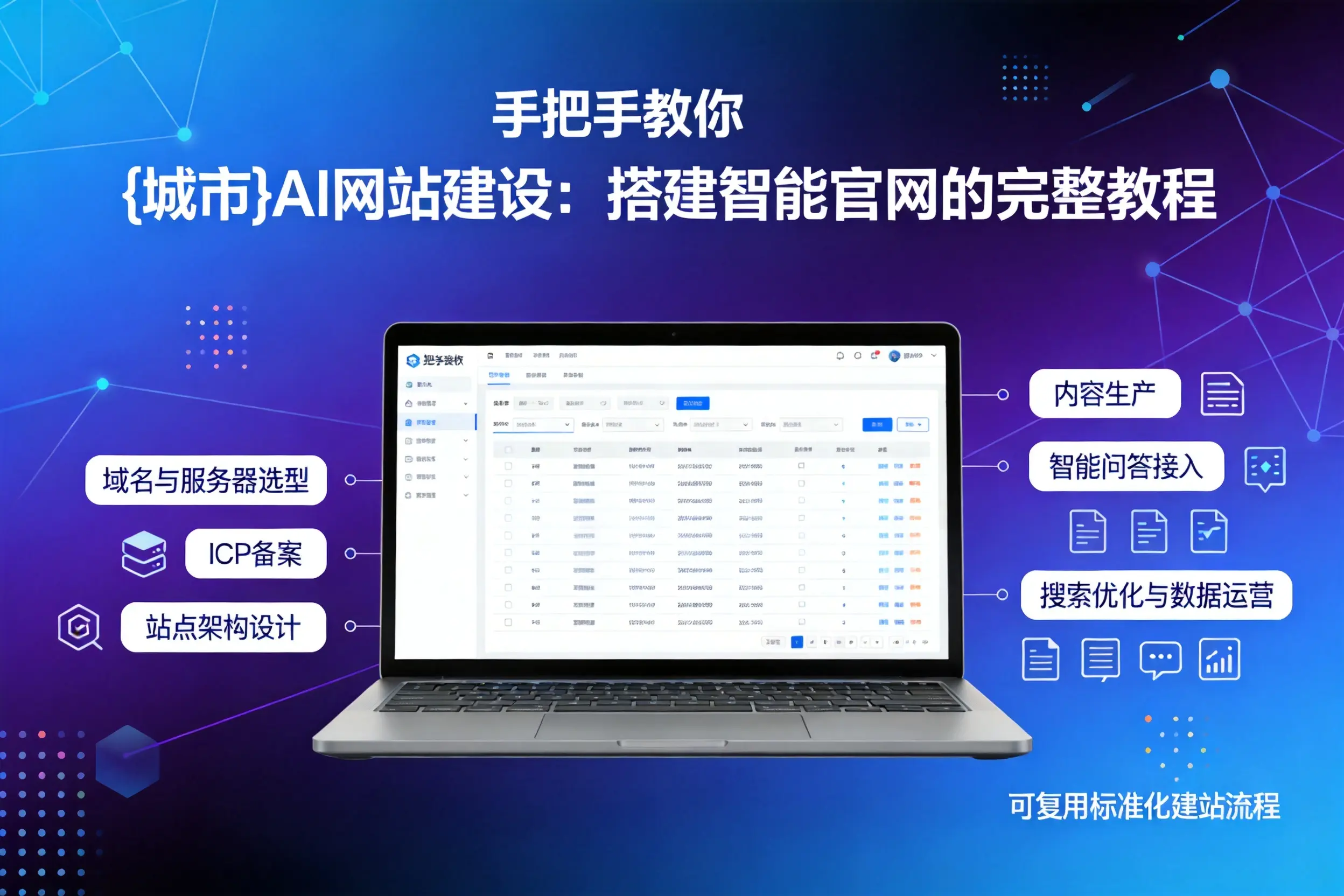 手把手教你云浮AI网站建设:搭建智能官网的完整教程