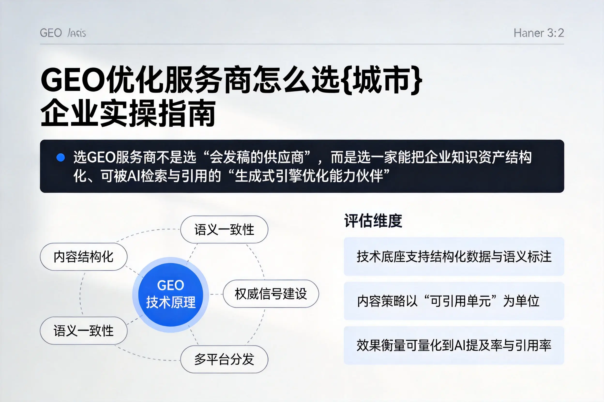 GEO优化服务商怎么选云浮企业实操指南