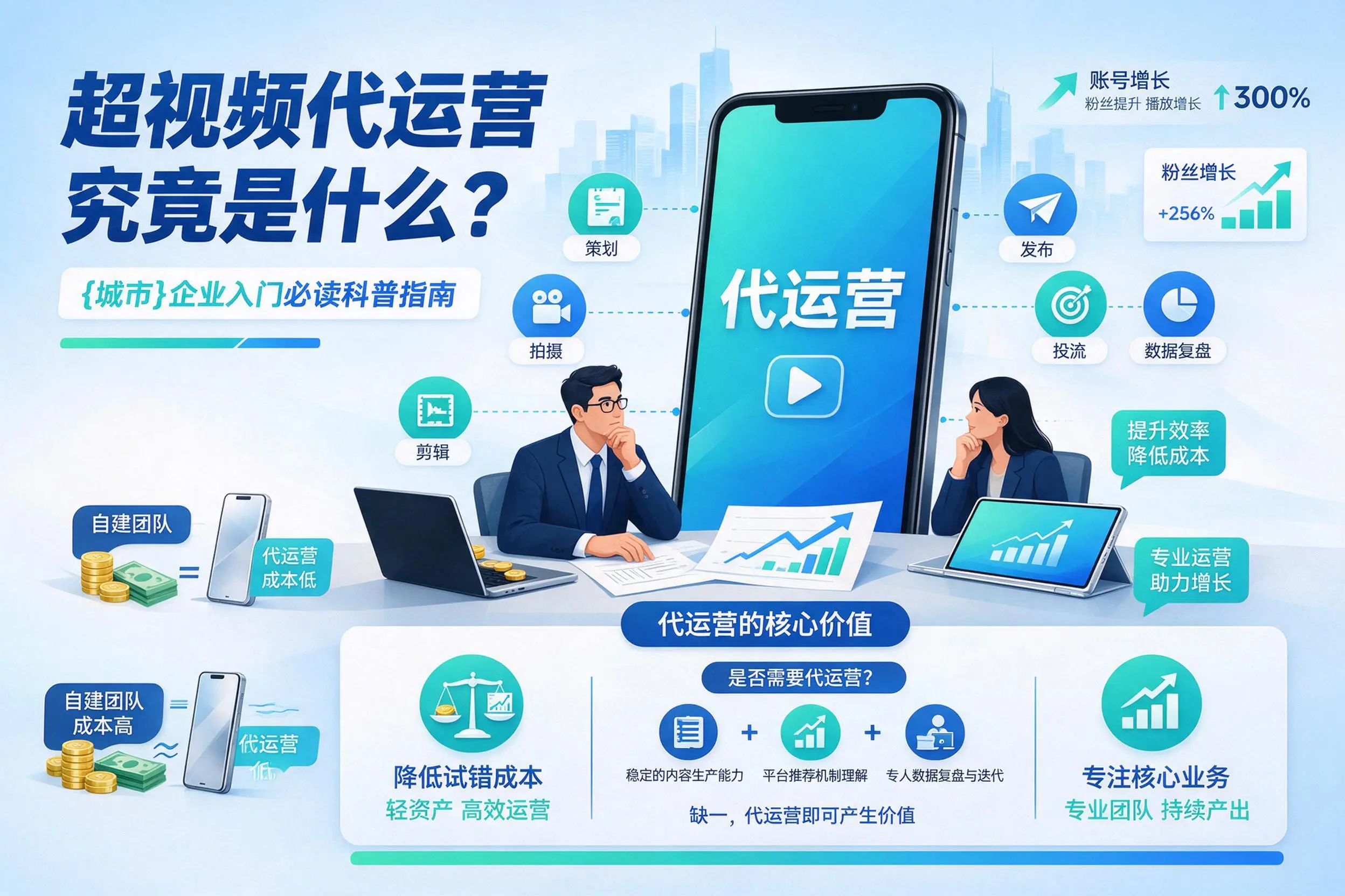 短视频代运营究竟是什么?云浮企业入门必读科普指南