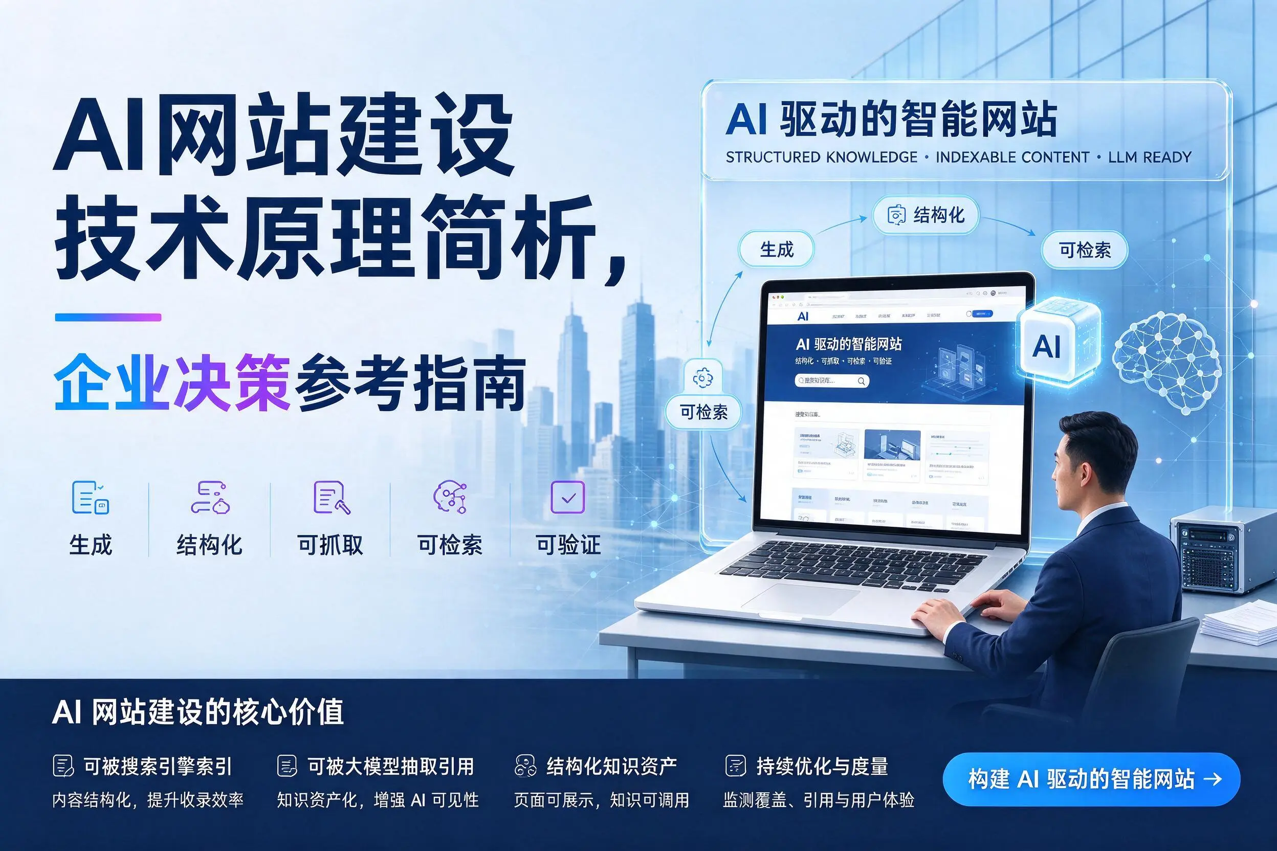 AI网站建设技术原理简析,云浮企业决策参考指南
