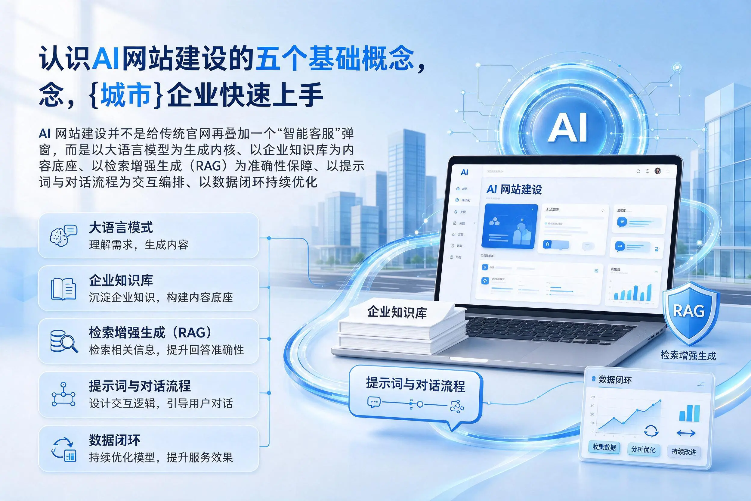 认识AI网站建设的五个基础概念，云浮企业快速上手