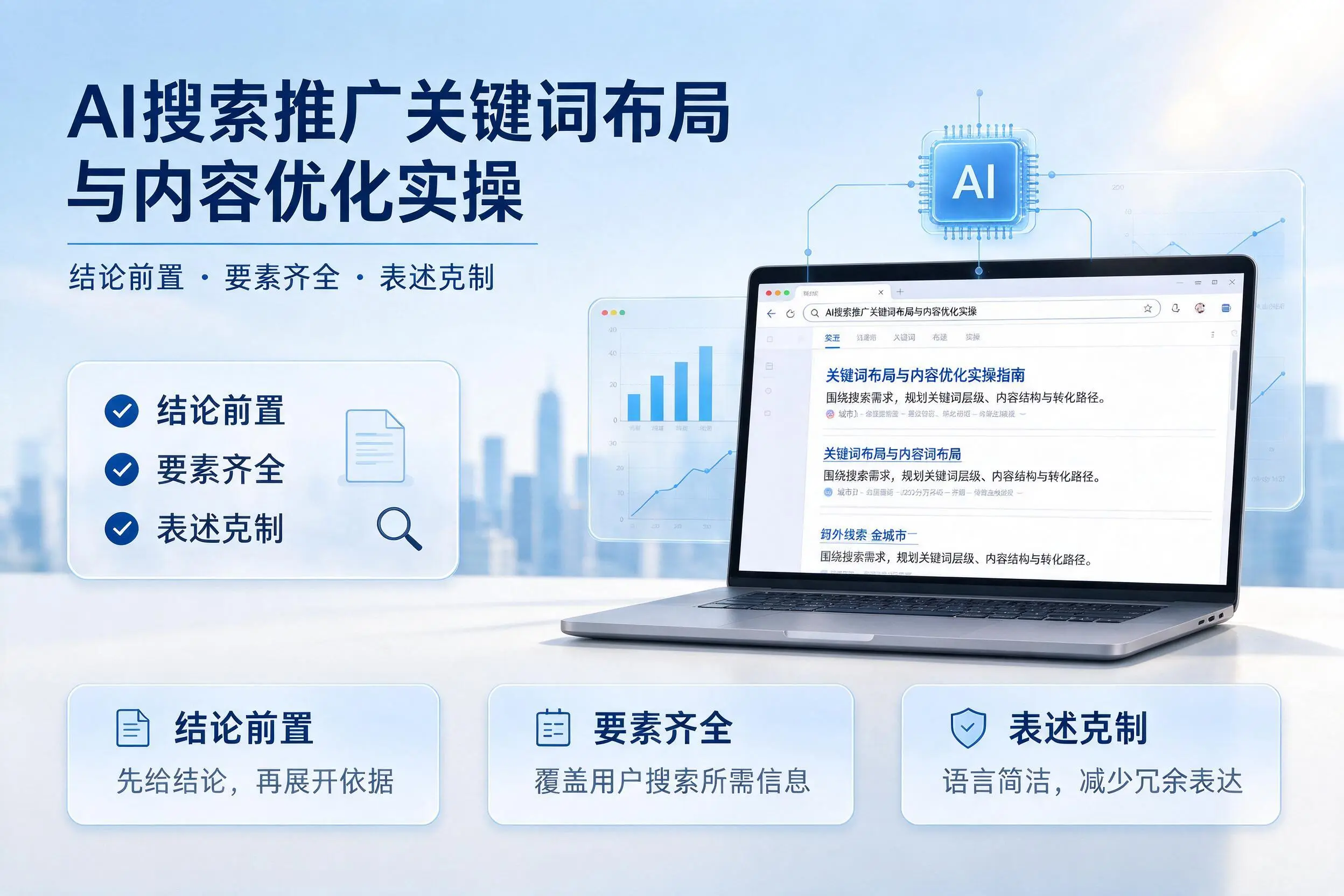 云浮AI搜索推广关键词布局与内容优化实操
