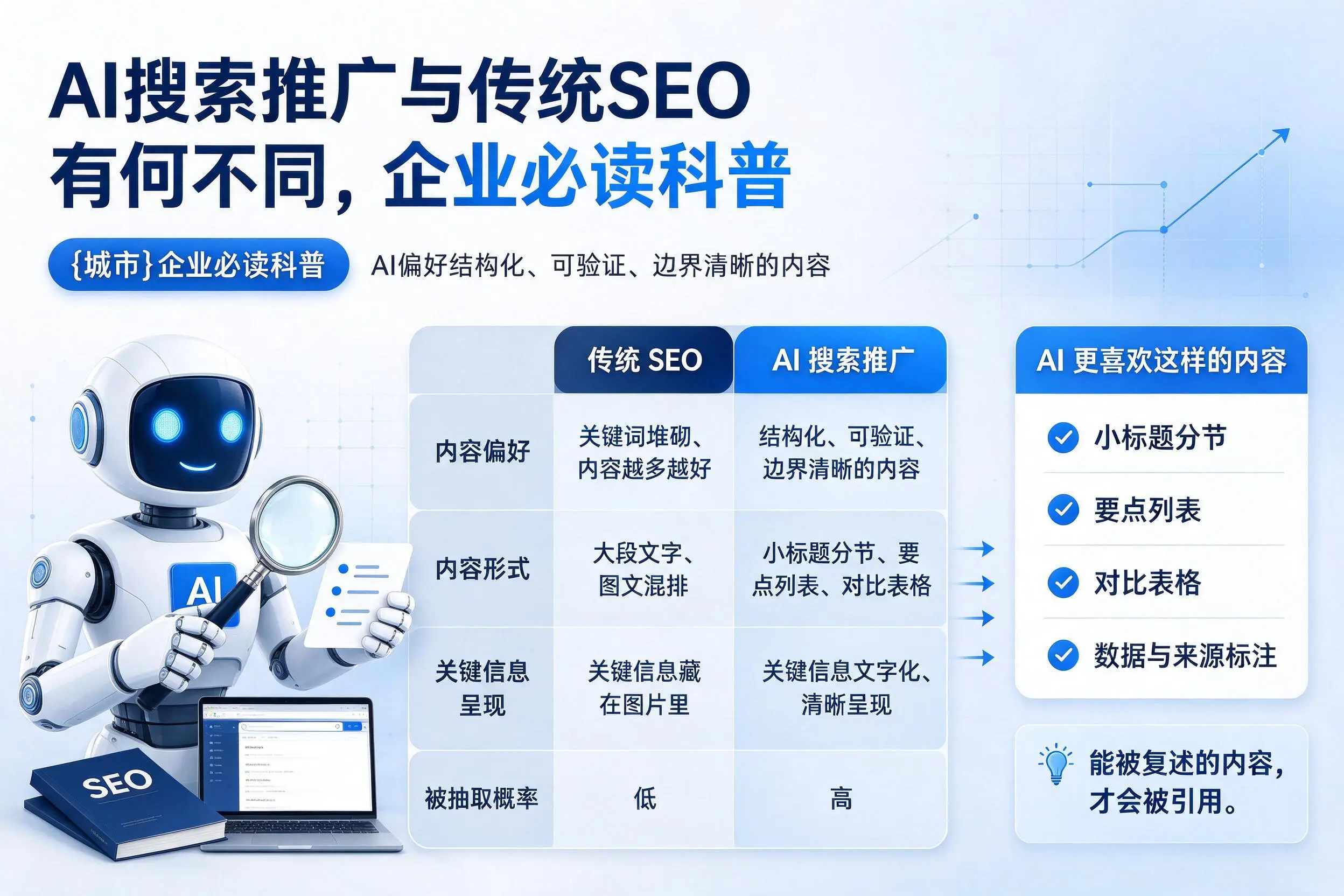 AI搜索推广与传统SEO有何不同,云浮企业必读科普